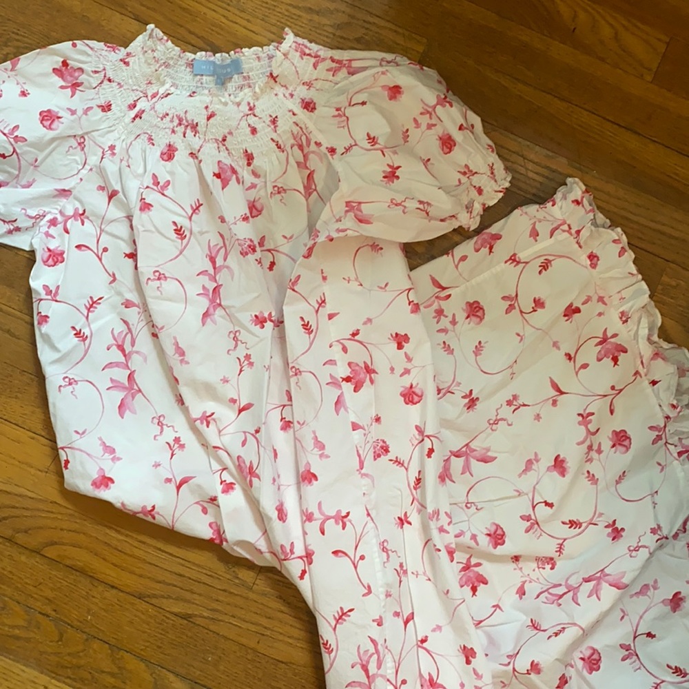 Hill House Home pink botanical dress